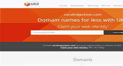 Desktop Screenshot of carolinejackson.com
