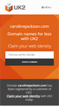 Mobile Screenshot of carolinejackson.com